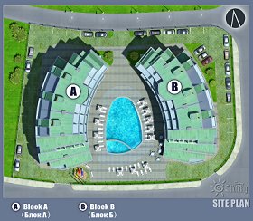 plattegrond onroerend goed Sunny Holiday