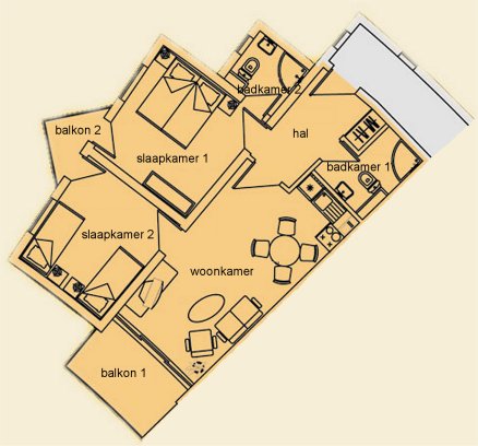 appartement-plattegrond
